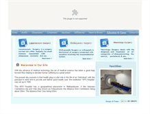 Tablet Screenshot of kpshospitals.com